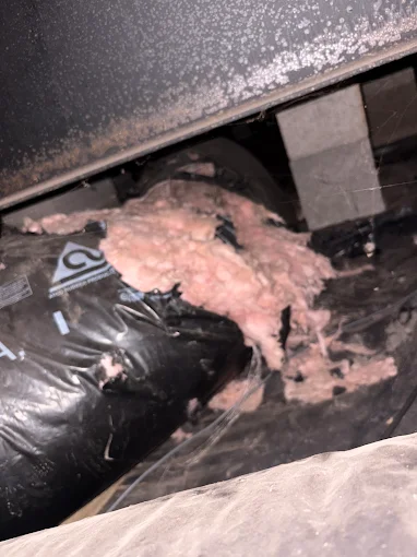 Severe ductwork damage Salem Oregon crawl space insulation failure professional assessment needed