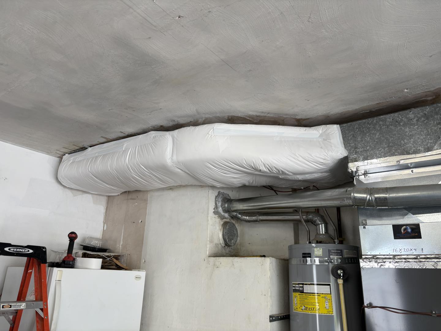 Professional ductwork installation Salem Oregon proper insulation basement HVAC system setup